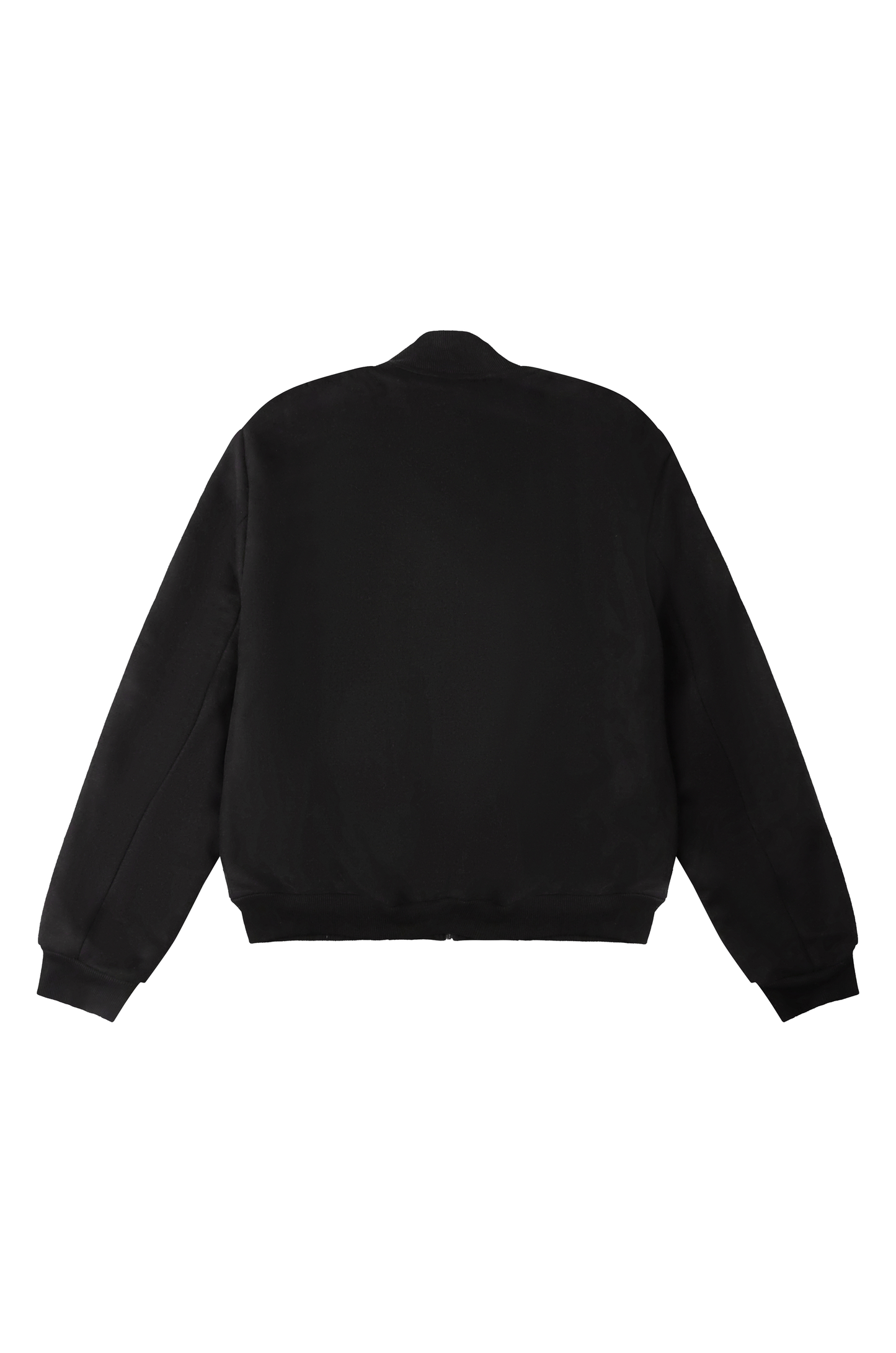 WOOL BOMBER - BLACK