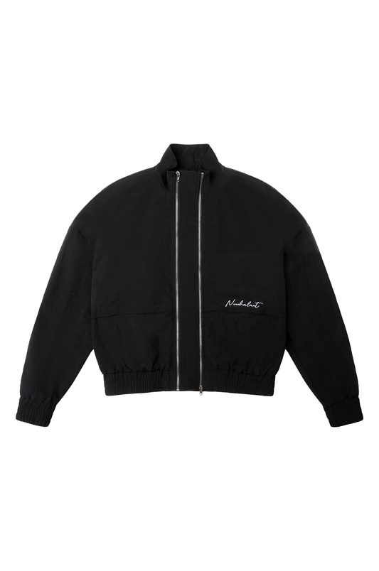 DOUBLE ZIP TRACK JACKET - DARK NAVY