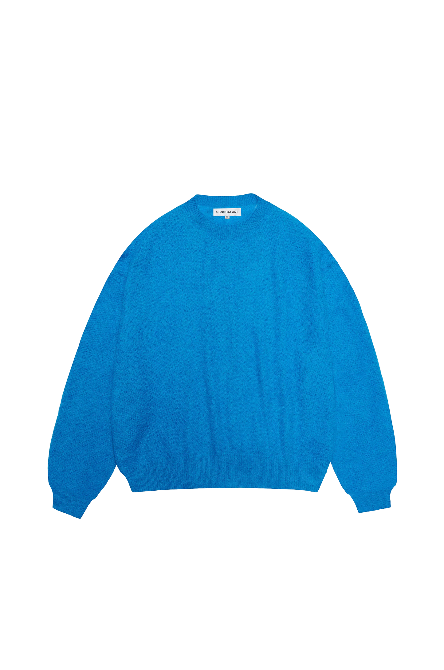 MOHAIR KNIT SWEATER - BLUE