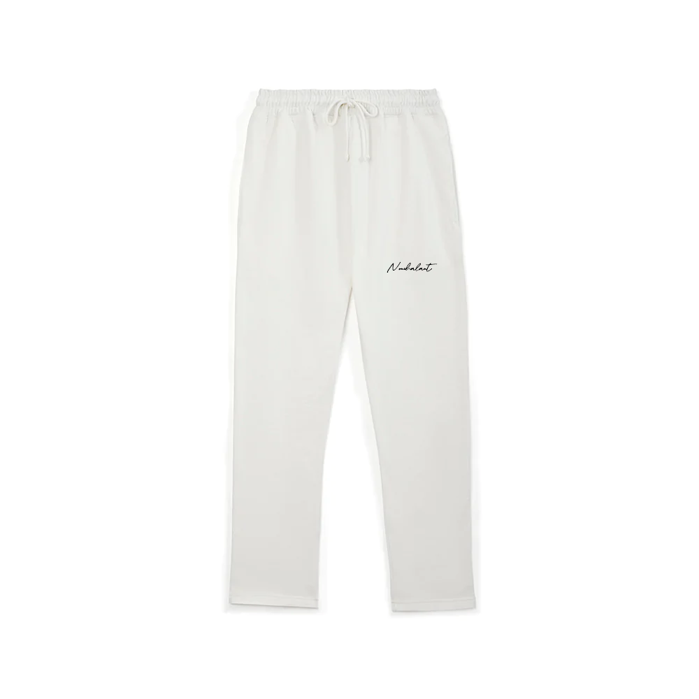 SCRIPT LOGO SWEATPANT - WHITE